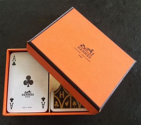 hermes playing card set.